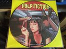 LP VINYL RECORD PICTURE DISC-PULP FICTION-SOUNDTRACK-TRAVOLTA-U.K. PRESS-OOP
