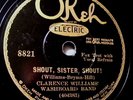Electric OKeh 8821 Clarence Williams' Washboard Band-Shout Sister Shout-nice