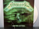 METALLICA RIDE THE LIGHTNING RE-LP GREEN CVR WHITE COLOR VINYL RECORD RARE LAST1