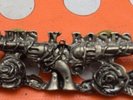 VINTAGE  RARE GUNS N ROSES ROCK GROUP PIN LAPEL BADGE BIKER ACCESSORY