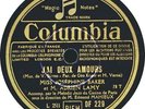 Josephine Baker - J'ai deux Amours / La petite Tonkinoise - 1930