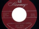 Kitty White Mercury #70750 45rpm 1955 Gonna Be A Fool Next Monday Northern soul
