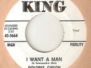RNB DELORES GIBSON I Want A Man Love Land  KING PROMO  NORTHERN SOUL 45