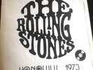 Vintage Vinyl 1970's Rolling Stones Honolulu 1973 Bootleg Near Mint