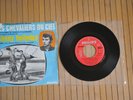 Johnny Hallyday 45 t SP LES CHEVALIERS DU CIEL disque rouge BIEM b370.450 F TBE