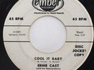 ERNIE CAST Cool It Baby / Betty Morretti Ember WLP R&B Rocker 45 HEAR
