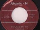 MORRIS PEJOE and His Band She Walked Right In Atomic H RARE Blues 45 HEAR