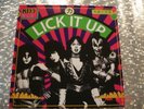 KISS LICK IT UP Import Brazil unofficial fantasy cover *LP Cover Only* + Free LP