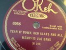 PRE-WAR BLUES MEMPHIS JUG BAND OKEH 8956 BED SLATS & ALL/BOODLE UM BUM E+