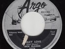 DICK GLASSER - Argo 5279 - Crazy Love / Love Me - 1957 ROCKABILLY 45 (original)