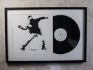 BANKSY ART COVER POKEMON VINYL 41/100 RAGE FLOWER THROWER JUNICHI MASUDA