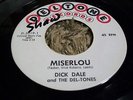 Surf 45 Dick Dale Misirlou Deltone Pulp Fiction Orig 1962 Misspelled Miserlou