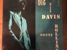 Miles Davis Dig, Lp, Sonny Rollins, Vg record, Bergenfield, Prestige 7012