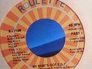 FOUR BELOW ZERO My Baby's Got ESP ROULETTE 45 RARE MODERN SOUL DISCO