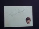 John Lennon, handsigned album page. ( Beatles )