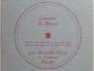 LP Marcelle MEYER : Mozart Concertos.. / Discophiles Français DF 37