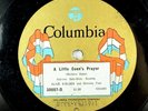 Alice Nielsen & Shannon Four - Columbia Ribbon 78 RPM - Little Coon's Prayer A12