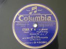Chopin Etude n°4 Piano Francis Plante Columbia D 15091