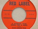 Red Label 35 - Barbara Trent & Richi Corbin Trio - funk soul 45 rpm - A Woman...