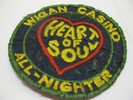 Original  WIGAN CASINO' HEART OF SOUL ' ' ALLNIGHTER'  PATCH  -- RARE