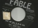 ROCKABILLY -TWO SIDER - CHUCK GREY - ROCK AND ROLL IS IN   -HEAR BOTH-1958 FABLE