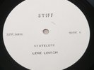 LENE LOVICH SIGNED STIFF RECORDS STATELESS WLTP AUSTRALIAN PROMO VINYL LP