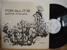 BARRE PHILLIPS For All It Is JAPO stunning GERMAN Palle Danielsson STU MARTIN LP