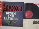 LP Saxon Denim And Leather P11113G CARRERE Japan Vinyl OBI