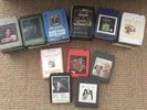 8 Track Tape Tapes Lot: Rock Pop Country- Cash, Lennon, Crose, 35 Tapes Untested