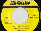 PRINCIPE Y SU SEXTETO Salsa de Guaguanco/Principe Llego SALSA GUAGUANCO 45 *hear