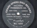 16g5.  Eduardo De Reszke - Martha-Canzone del porter - Columbia Grand Opera 1222