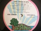 King crimson LP Larks'Tongues in Aspic UK Pink island rim 1st press
