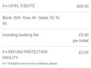 Foo Fighters Tickets X 4 Manchester June 2018