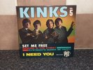 THE KINKS VOL5 'I NEED YOU/SET ME FREE' (FRENCH EP) 196O'S PYE PNV24140 EX CON