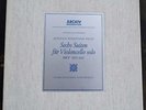 Bach: Complete Solo Cello Suites - Pierre Fournier *Deutsche Archiv Stereo 3LP*