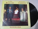 Freddie Mercury & Montserrat Caballe Barcelona LP PRESS COLOMBIA LATIN AMERICA