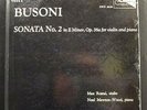 Max Rostal, Noel Mewton-Wood - Busoni Sonata No. 2 In Em LP VG+ XWN 18426 1st