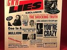 GUNS N ROSES GN'R Lies 1988 UK Vinyl LP + INNER EXCELLENT CONDITION uncensored
