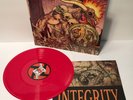 INTEGRITY humanity is the devil RED VINYL Lp Record with fold-out poster