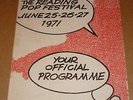 Reading Rock 1971 Concert Programme (Genesis/Rory Gallagher/Wishbone Ash/Stray)