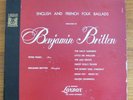 BENJAMIN BRITTEN  PETER PEARS ENGLISH & FRENCH FOLK 3 RECS 78RPM 10