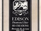 260m.  Edison Diamond Disc Records & Artists - Ron Dethlefson - APM Press, 1985