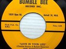 TORNADOS doowop VG++ Bumble Bee 45 LOVE IN YOUR LIFE b/w GENI IN THE JUG e4659