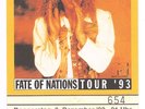 Robert Plant (Led Zeppelin) In Concert 1993  Ticket/Konzertkarte/Eintrittskarte