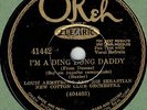 JAZZ 78 : LOUIS ARMSTRONG AND HIS ORCHESTRA ON OKEH ELECTRIC 41442