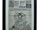 ISLE OF WIGHT FESTIVAL+Hendrix+RARE ORIGINAL 1970 NME AD+FRAMED+FAST GLOBAL SHIP