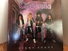 CINDERELLA-NIGHT SONGS-RARE ORIGINAL PRESSING-FANTASTIC SHAPE-CLASSIC LP-1987