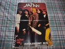 JAPAN DAVID SYLVIAN - POSTER ADOLESCENT SEX SWORD