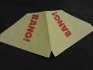Kiss Love Gun paper gun BANG insert 1977 rare record extra