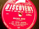 Discovery 157 Art Pepper Quartet-Brown Gold (1952)
